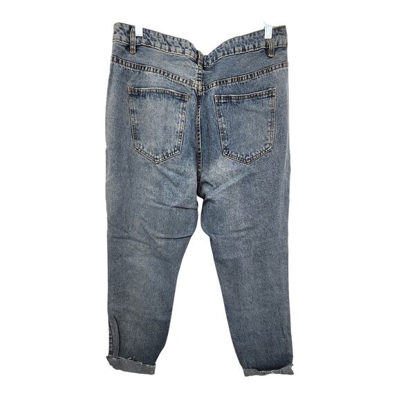 NEW NWT Cotton On High Rise Mom 90s Destroyed Jeans Size 10 - Picture 2 of 10